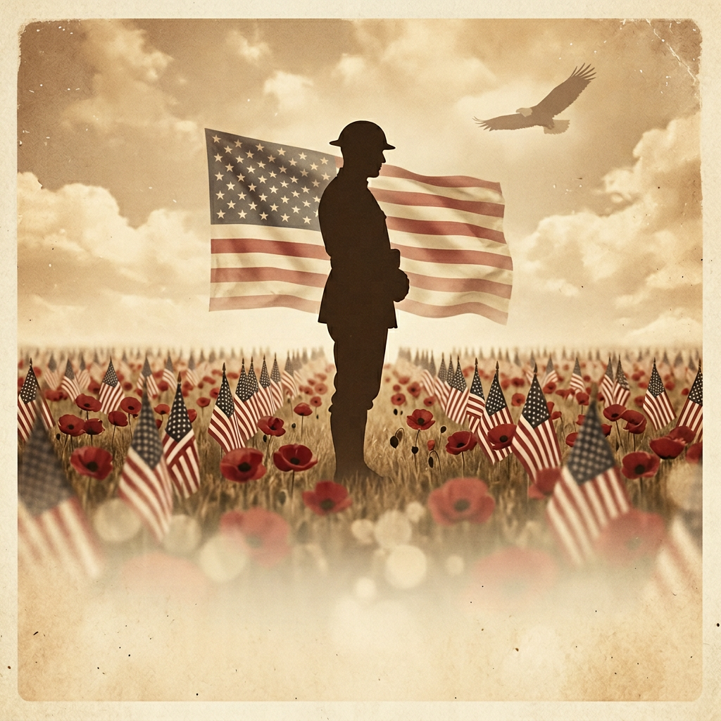 Memorial Day Remembrance Sepia Nostalgia preview