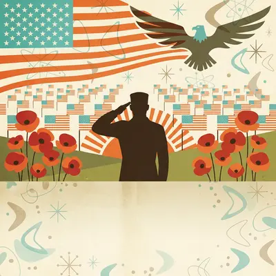 Memorial Day Remembrance Mid-Century preview