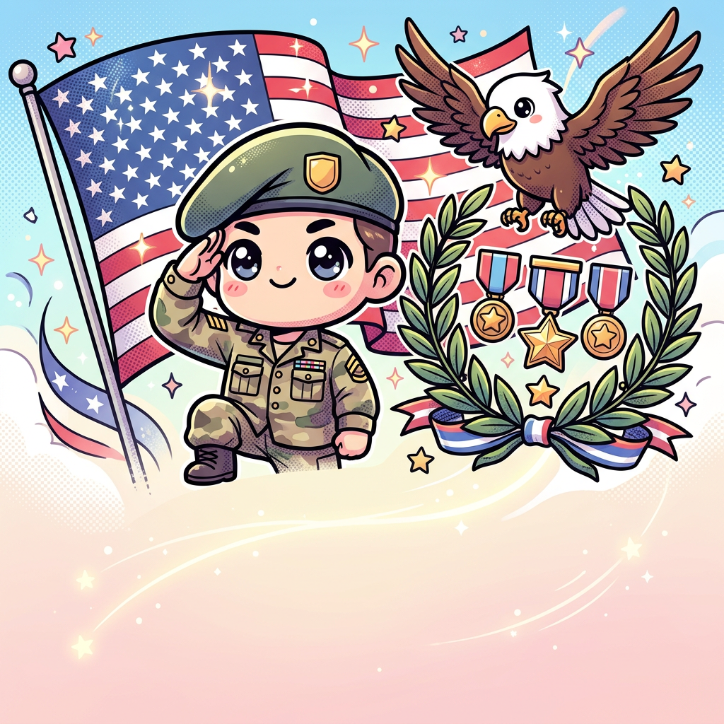 Veterans Day Honor Kawaii preview