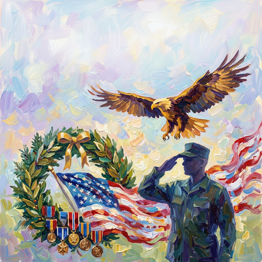 Veterans Day Honor Impressionist preview