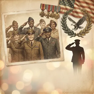 Veterans Day Honor Sepia Nostalgia preview