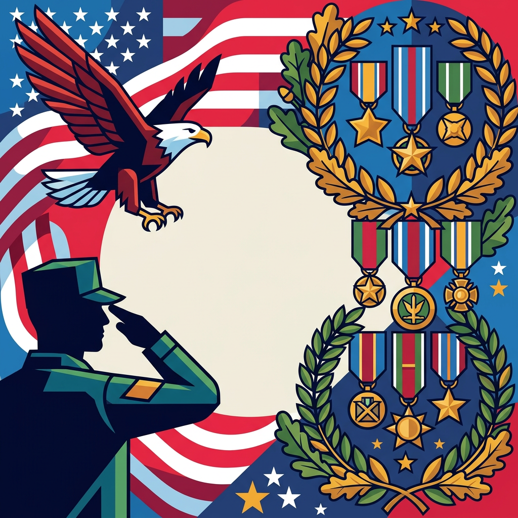 Veterans Day Honor Flat Design preview