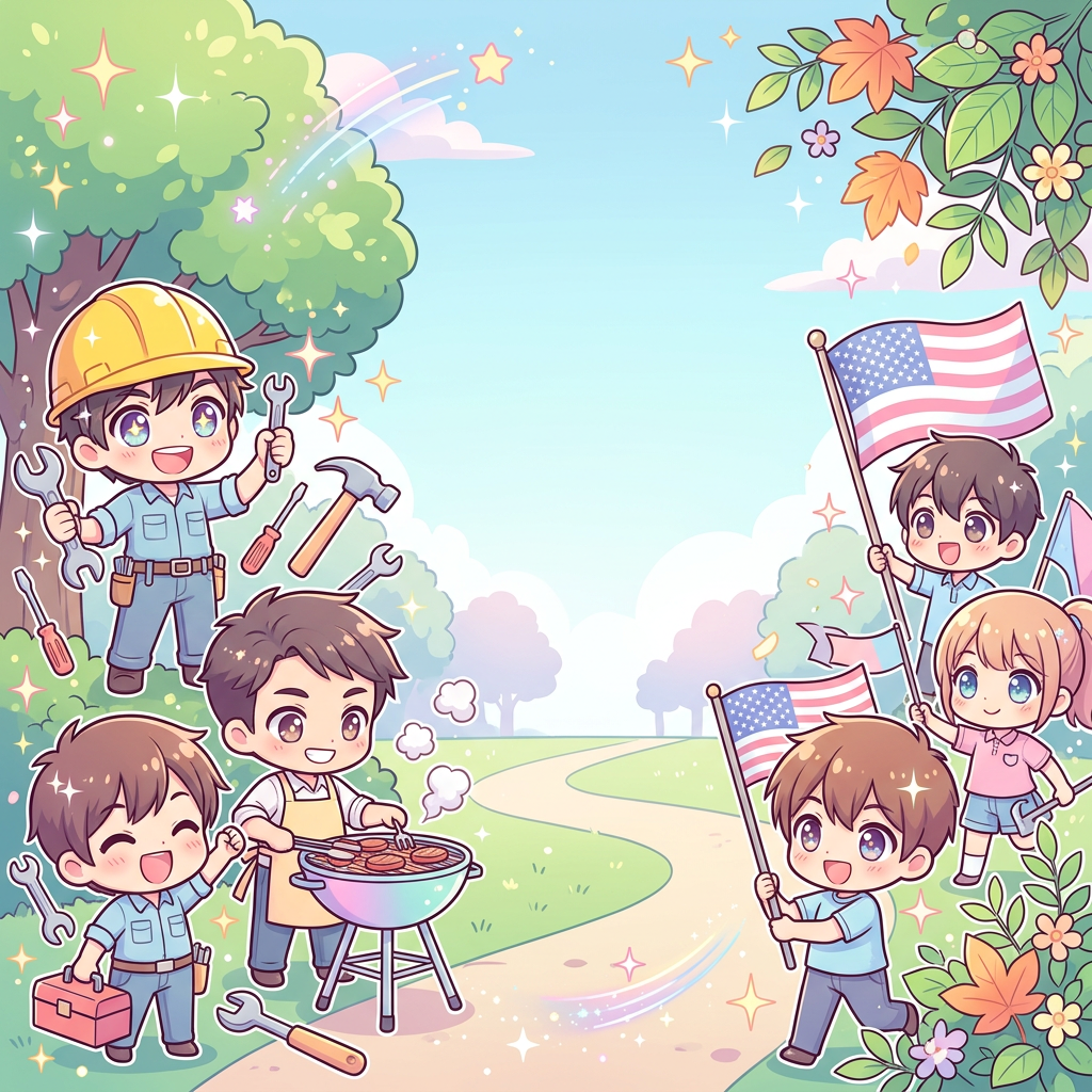 Labor Day Celebration Chibi preview