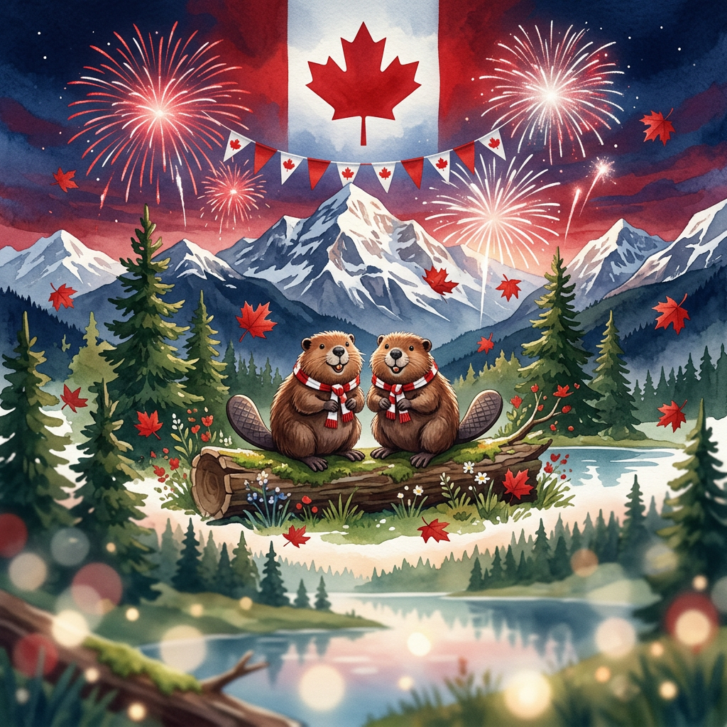 Canada Day Celebration Studio Shot preview