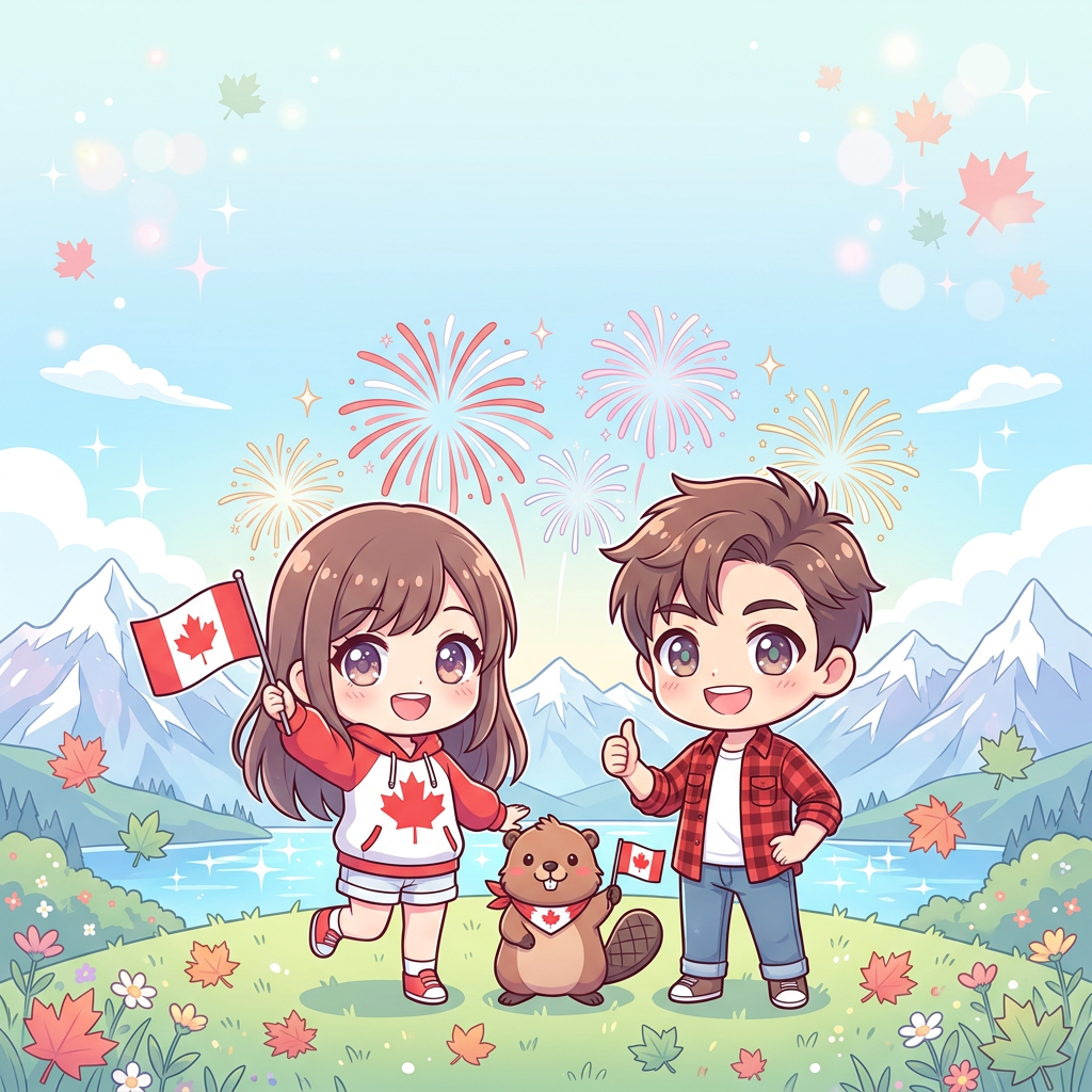 Canada Day Celebration Chibi preview