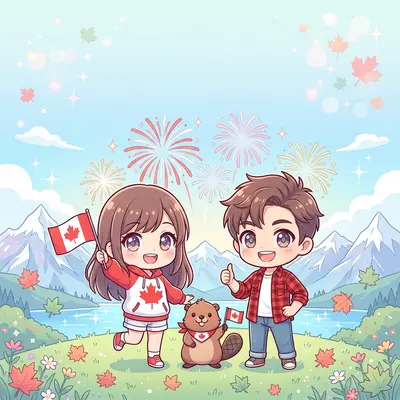 Canada Day Celebration Chibi preview