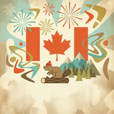 Canada Day Celebration Mid-Century preview