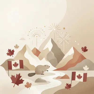 Canada Day Celebration Japandi preview