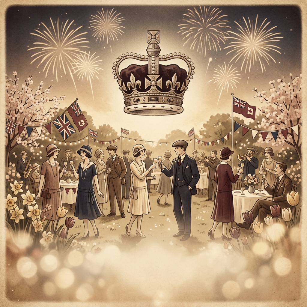 Victoria Day Celebration Sepia Nostalgia preview