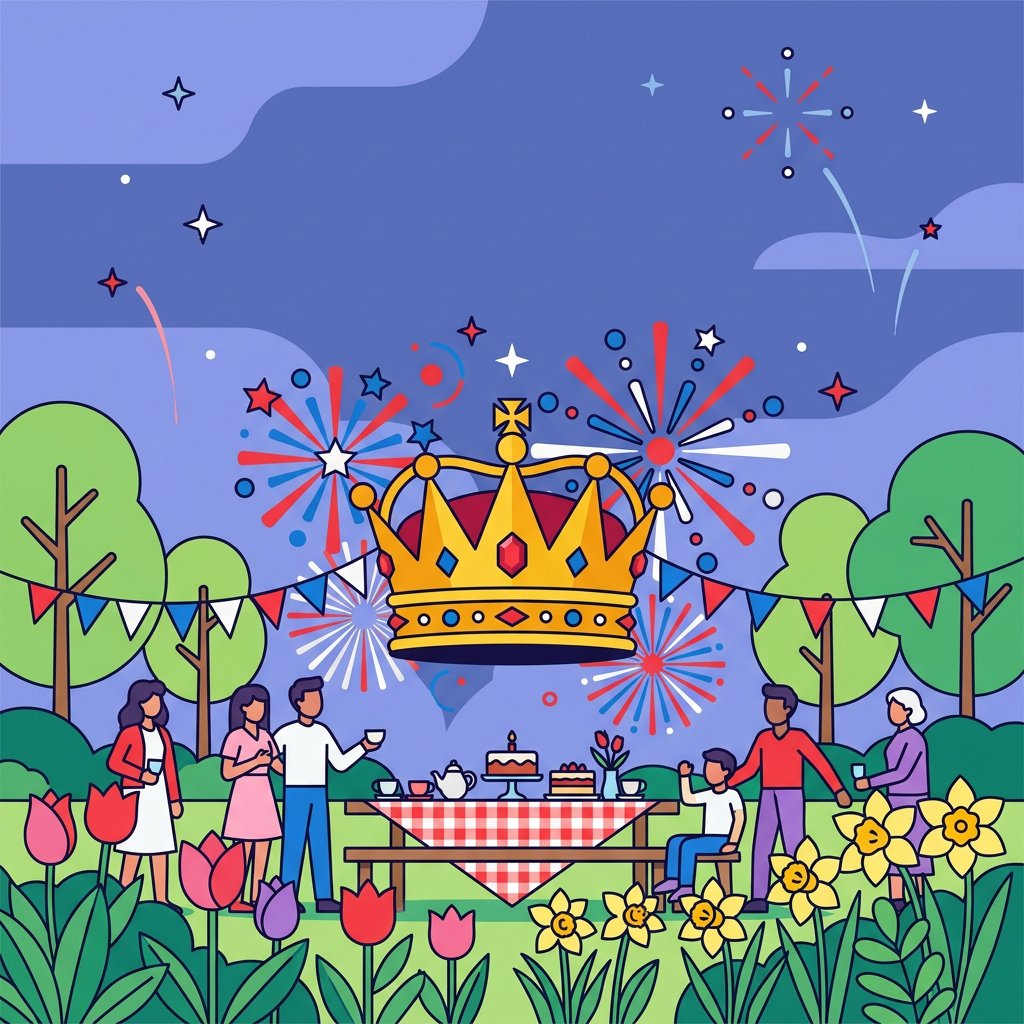 Victoria Day Celebration Flat Design preview