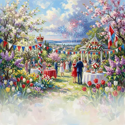 Victoria Day Celebration Impressionist preview