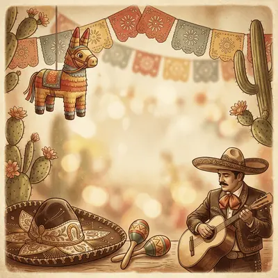 Cinco De Mayo Fiesta Sepia Nostalgia preview