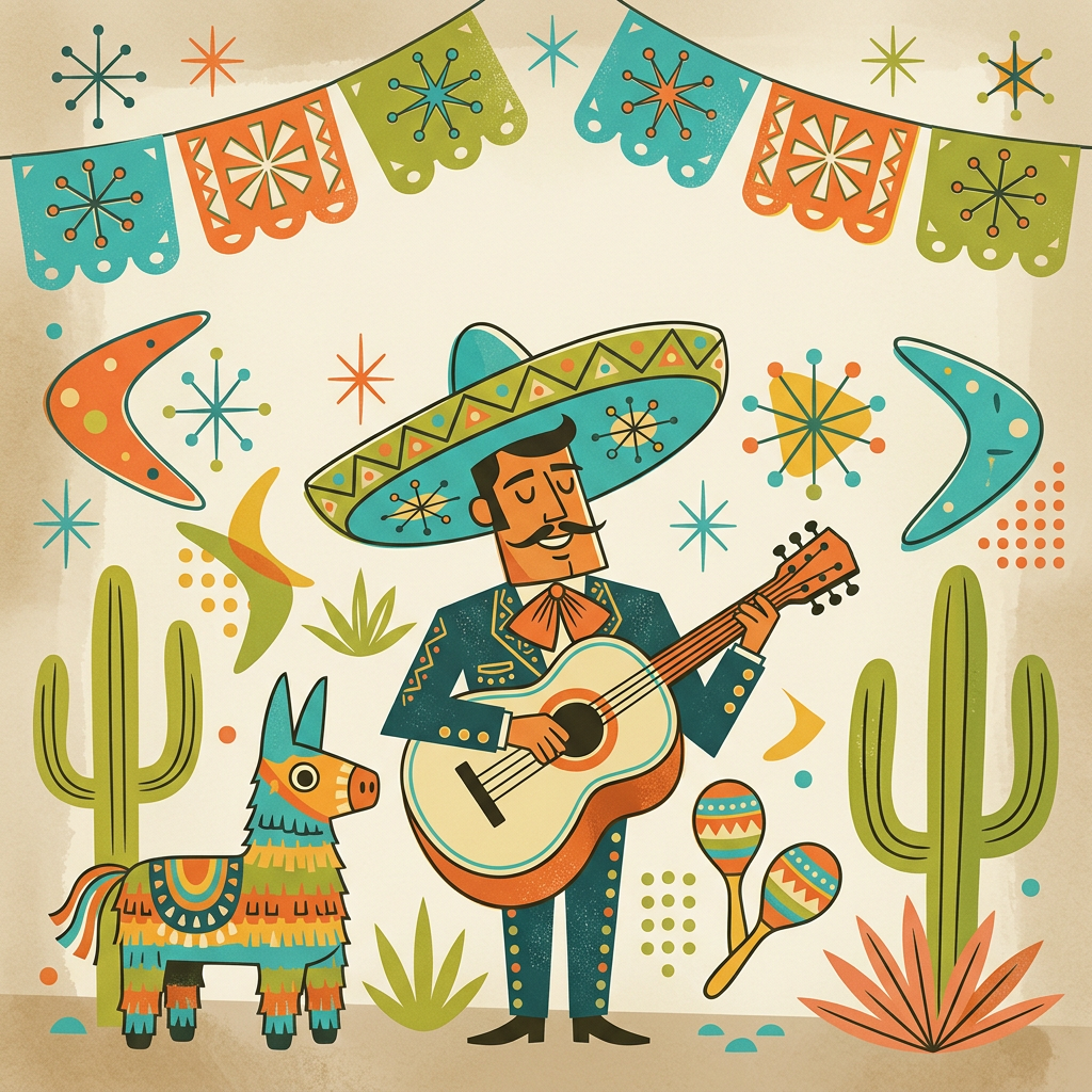 Cinco De Mayo Fiesta Mid-Century preview