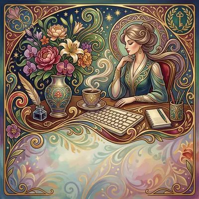 Admin Professionals Day Art Nouveau preview