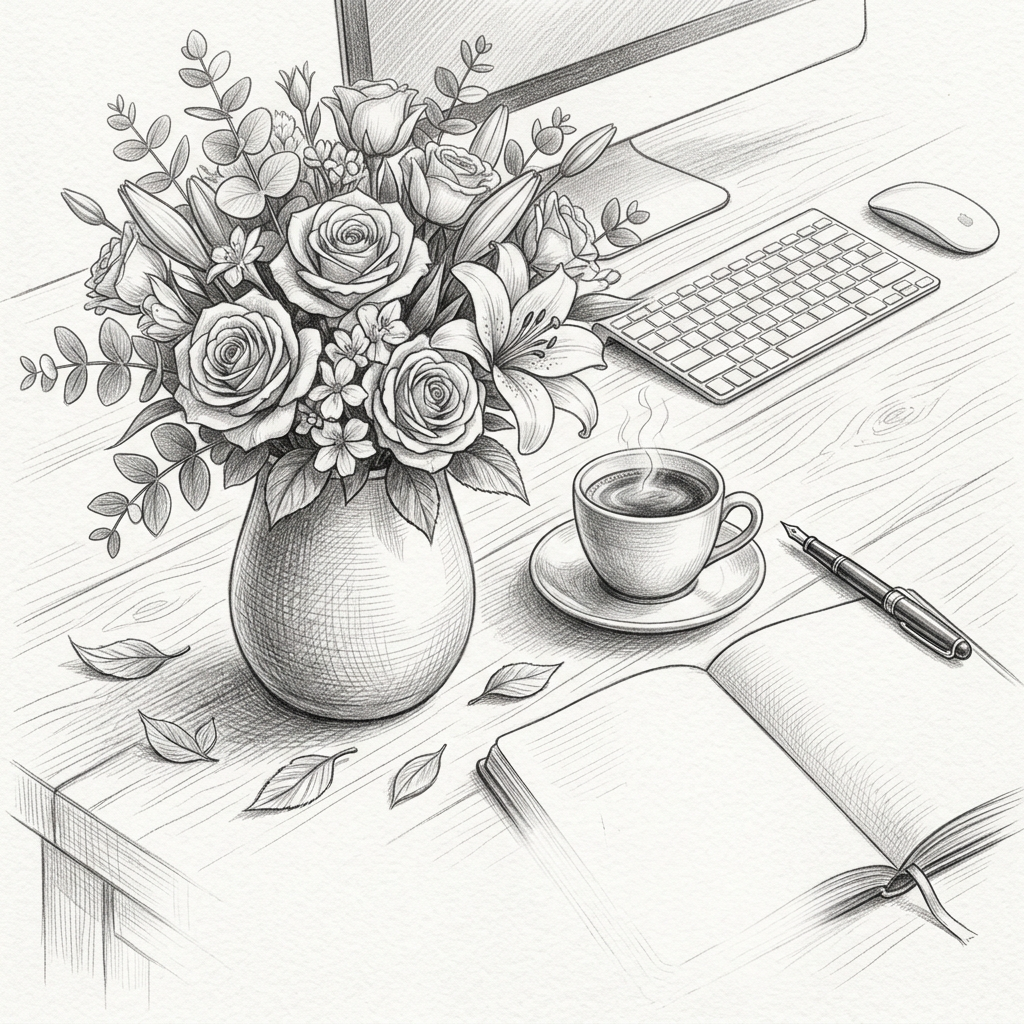 Admin Professionals Day Pencil Drawing preview
