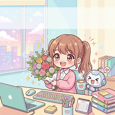 Admin Professionals Day Chibi preview