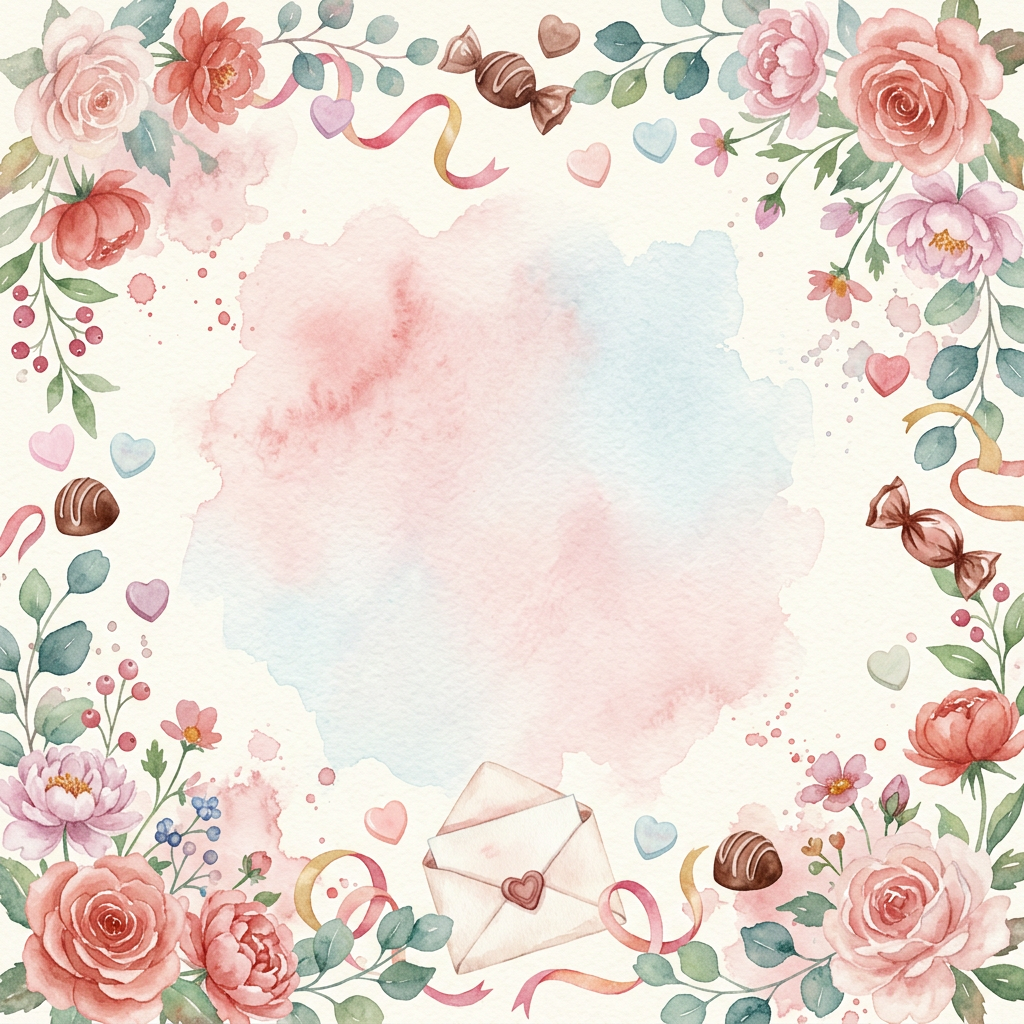 Sweetest Day Romance Watercolor Garden preview