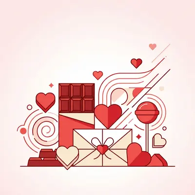 Sweetest Day Romance Clean Lines preview