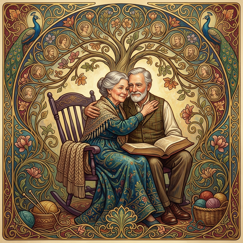 Grandparents Day Love Art Nouveau preview