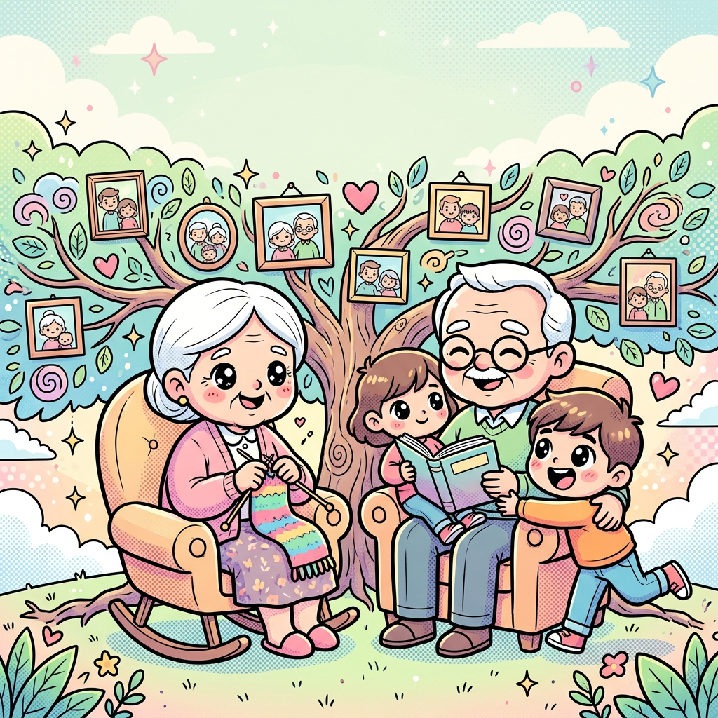 Grandparents Day Love Kawaii preview