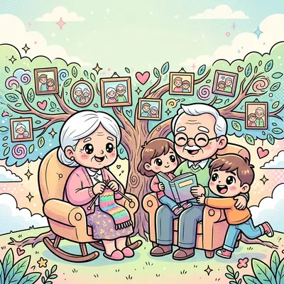 Grandparents Day Love Kawaii preview