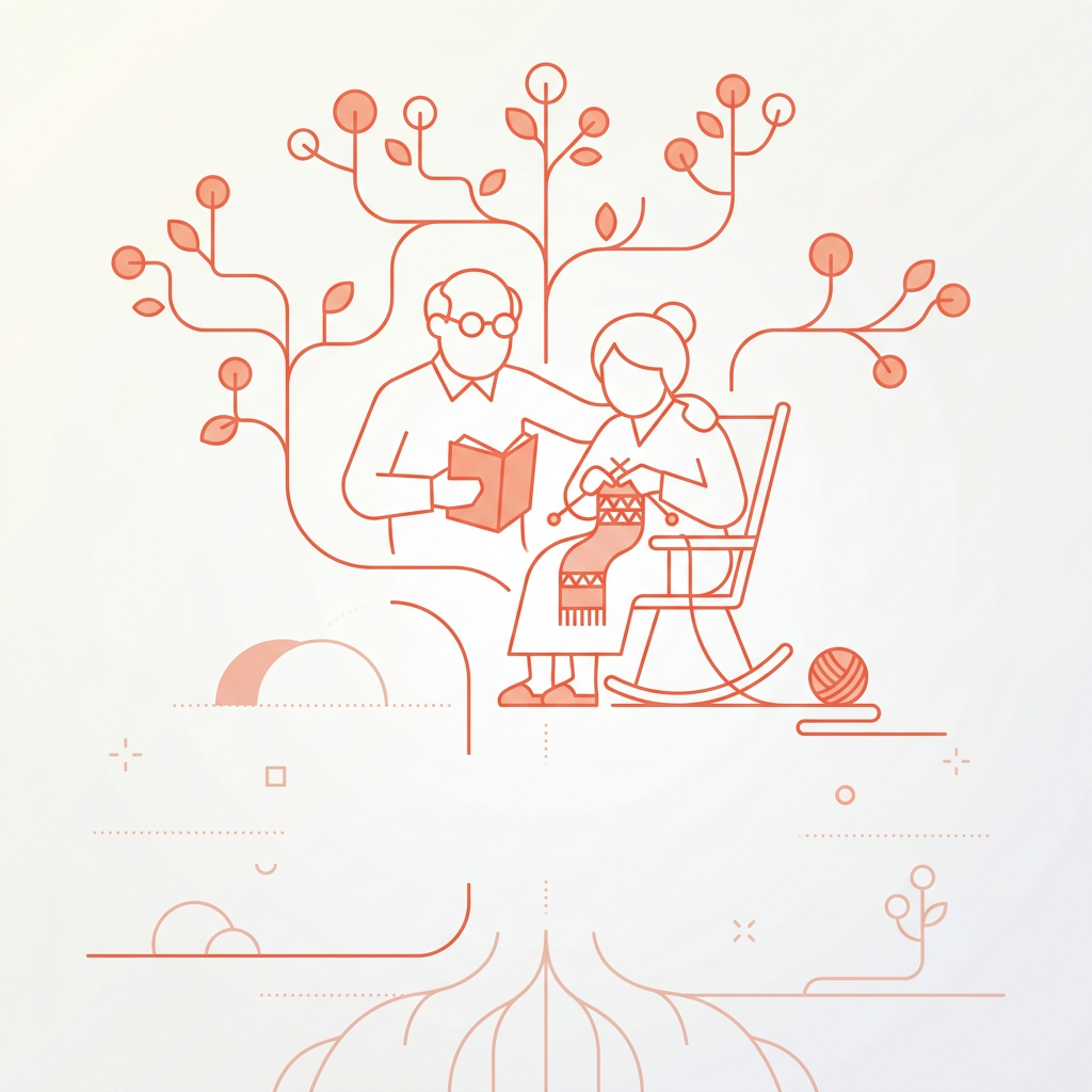 Grandparents Day Love Clean Lines preview