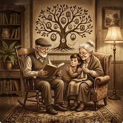 Grandparents Day Love Sepia Nostalgia preview