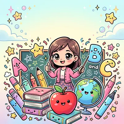 Teacher Appreciation Kawaii preview