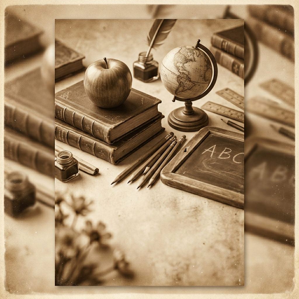 Teacher Appreciation Sepia Nostalgia preview