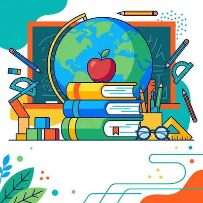 Teacher Appreciation Flat Design preview