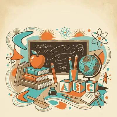 Teacher Appreciation Mid-Century preview