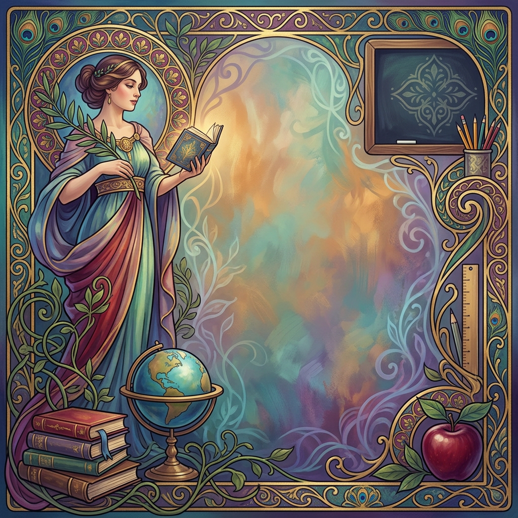 Teacher Appreciation Art Nouveau preview