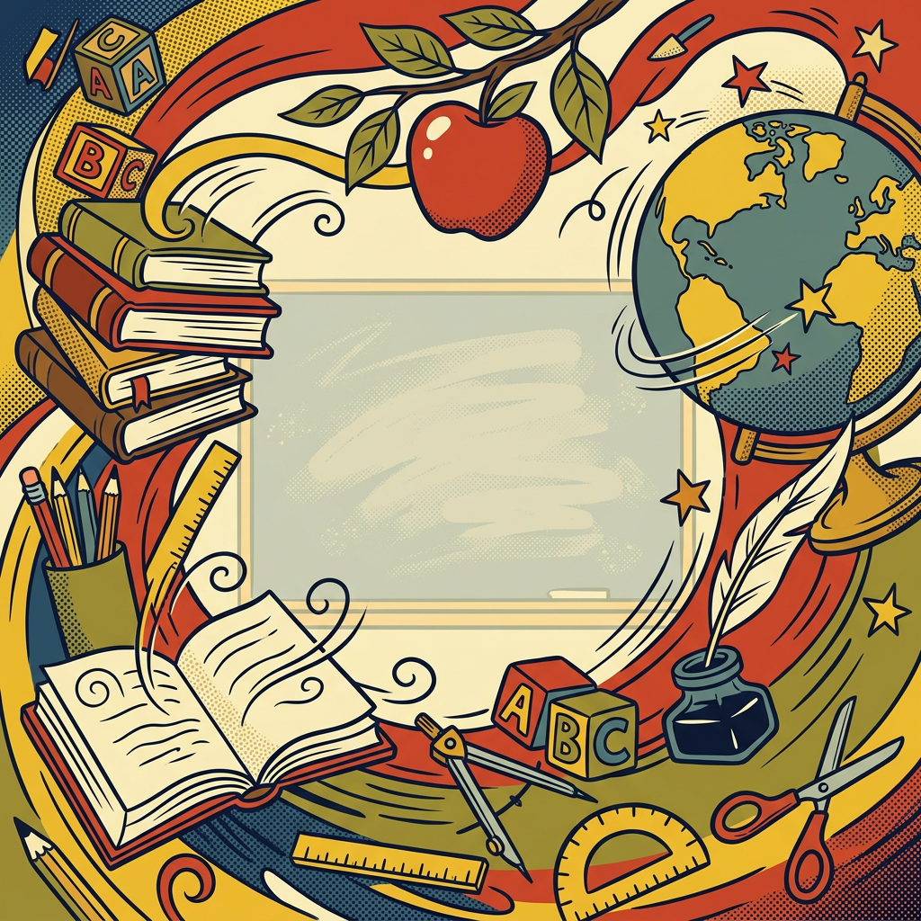 Teacher Appreciation Retro Cartoon preview