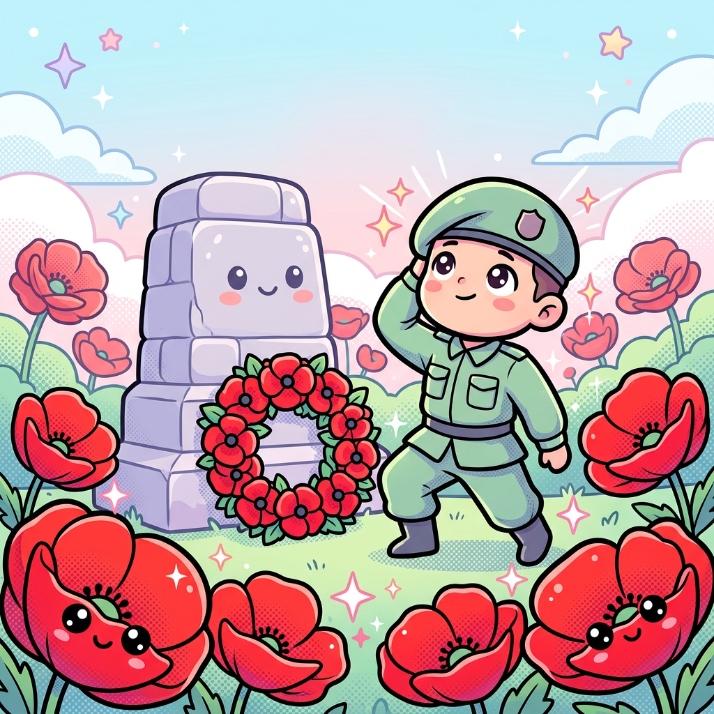 Remembrance Day Kawaii preview