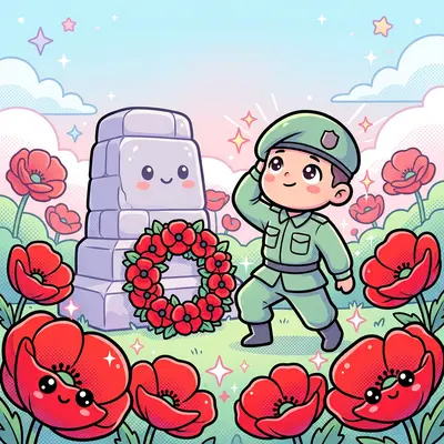 Remembrance Day Kawaii preview