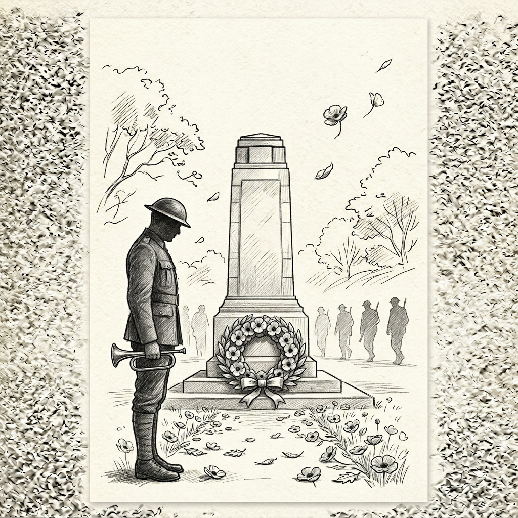 Remembrance Day Pencil Drawing preview