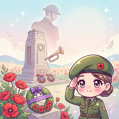 Remembrance Day Chibi preview