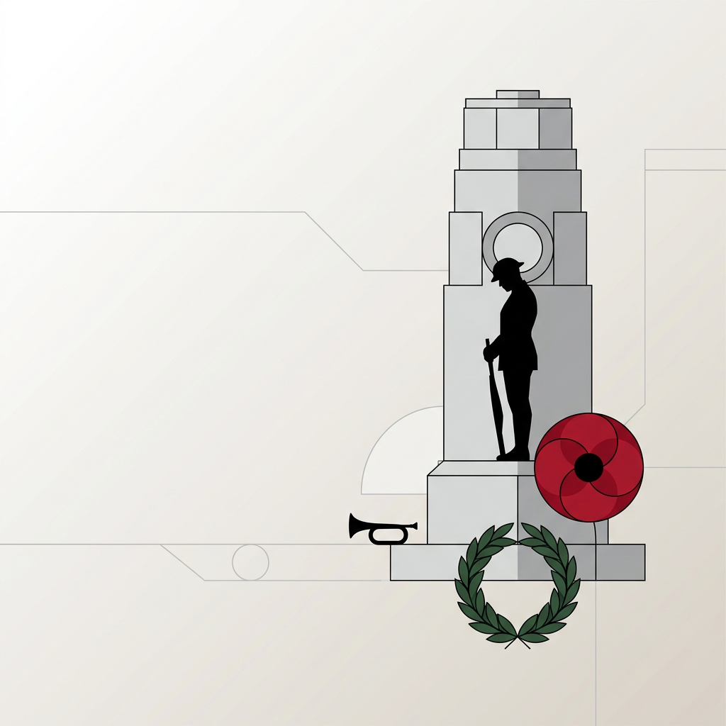 Remembrance Day Clean Lines preview