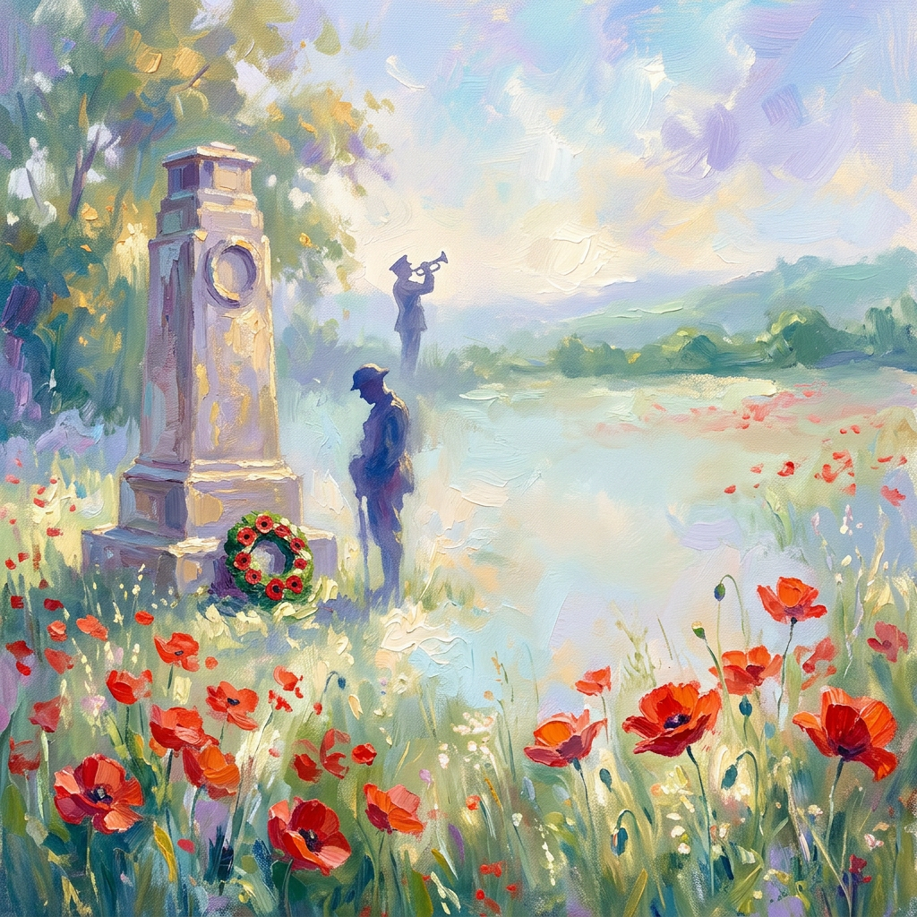 Remembrance Day Impressionist preview