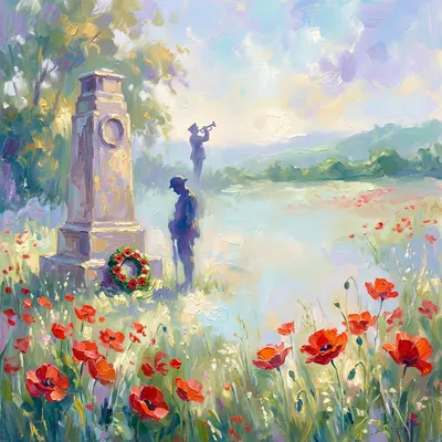 Remembrance Day Impressionist preview