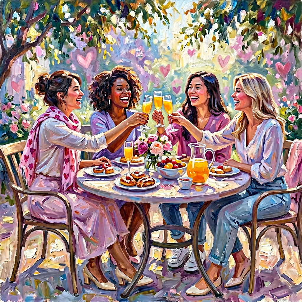Galentine's Day Friendship Impressionist preview