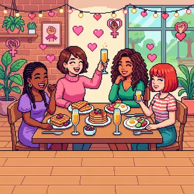Galentine's Day Friendship 8-Bit Classic preview