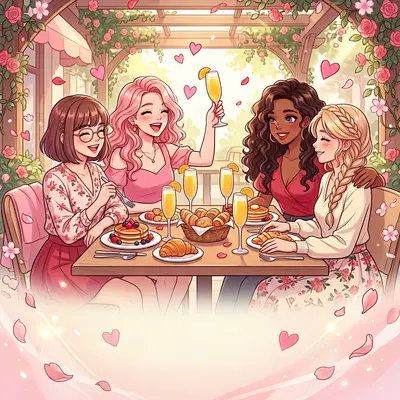Galentine's Day Friendship Shojo preview