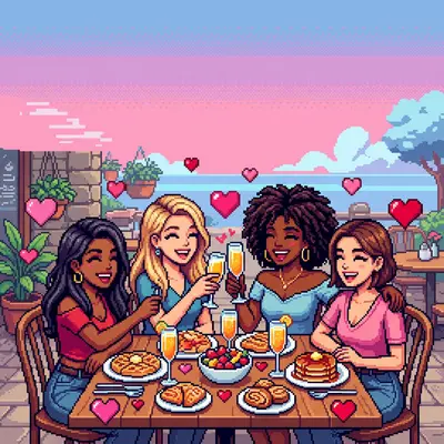 Galentine's Day Friendship 16-Bit preview