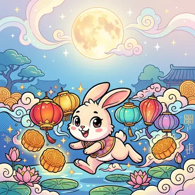 Mid-autumn Festival Kawaii preview