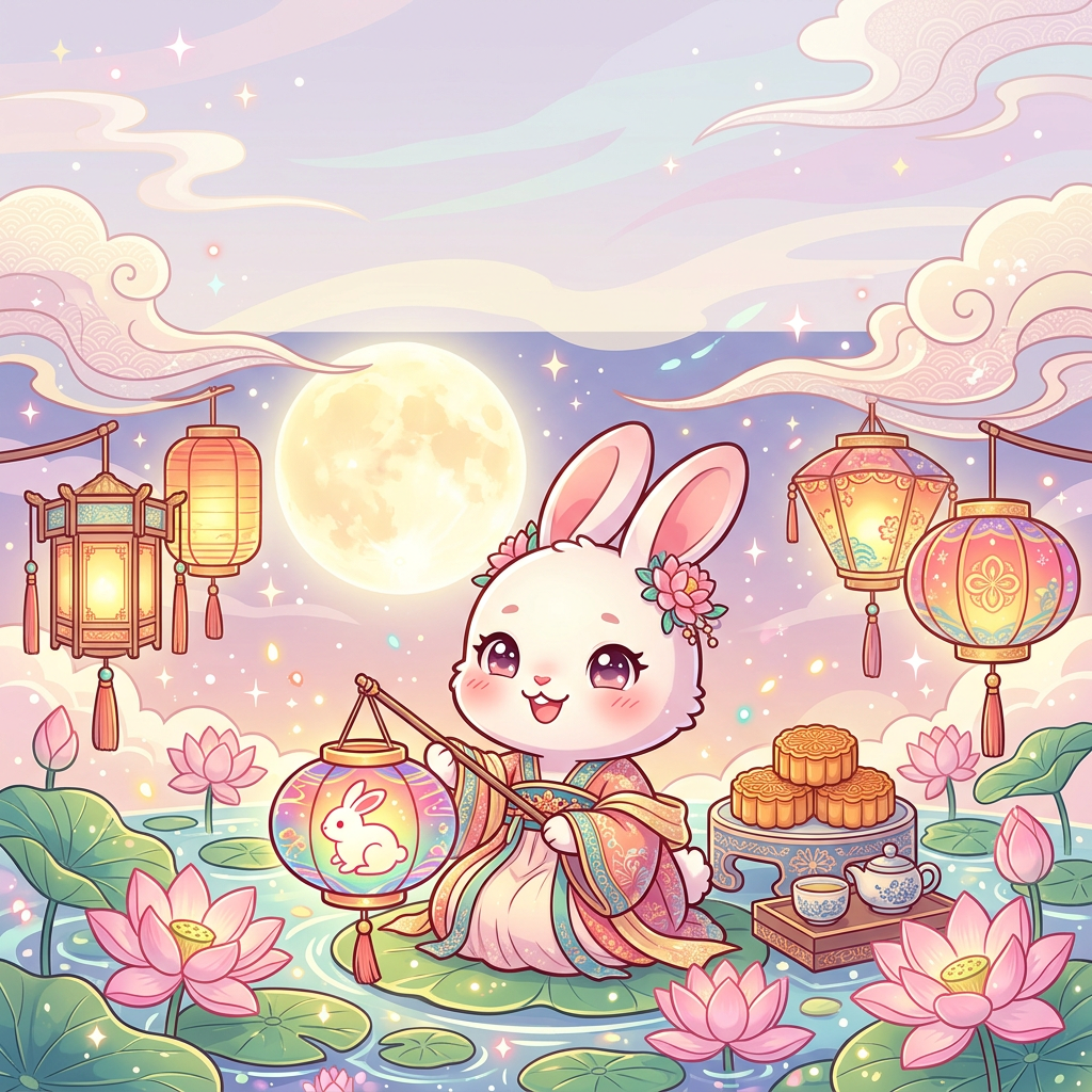 Mid-autumn Festival Chibi preview