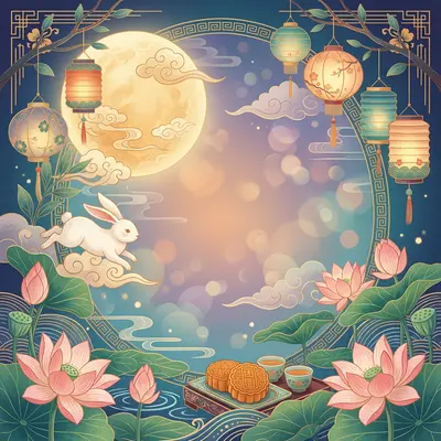 Mid-autumn Festival Studio Shot preview