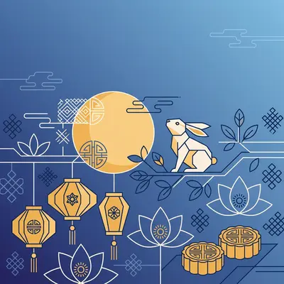 Mid-autumn Festival Clean Lines preview