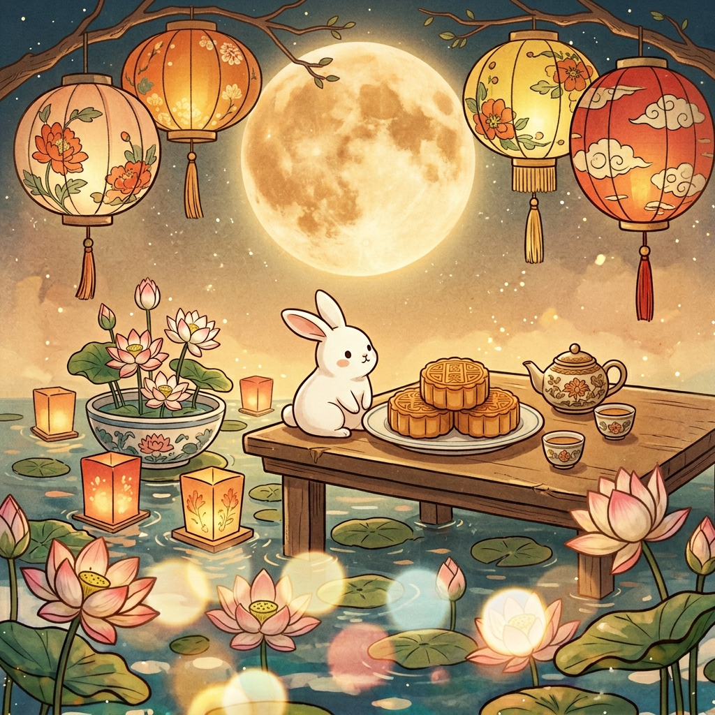 Mid-autumn Festival Polaroid preview