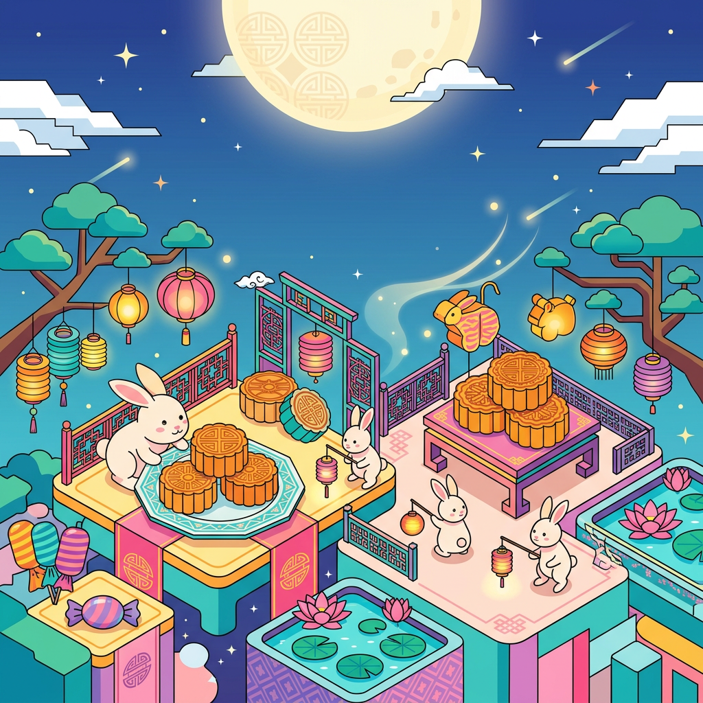 Mid-autumn Festival Isometric preview